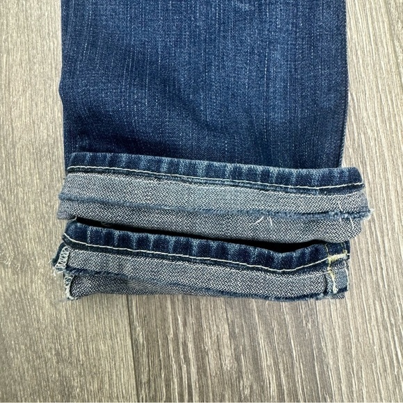 True Religion Signature Boot 26 Medium Dark Denim Distressed Pocket Vintage Y2K - Picture 8 of 13